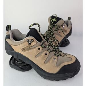 Z-CoiL Shoes Womens Brown Tan Hiking Trail Spring Heel Walking Work Size 7M